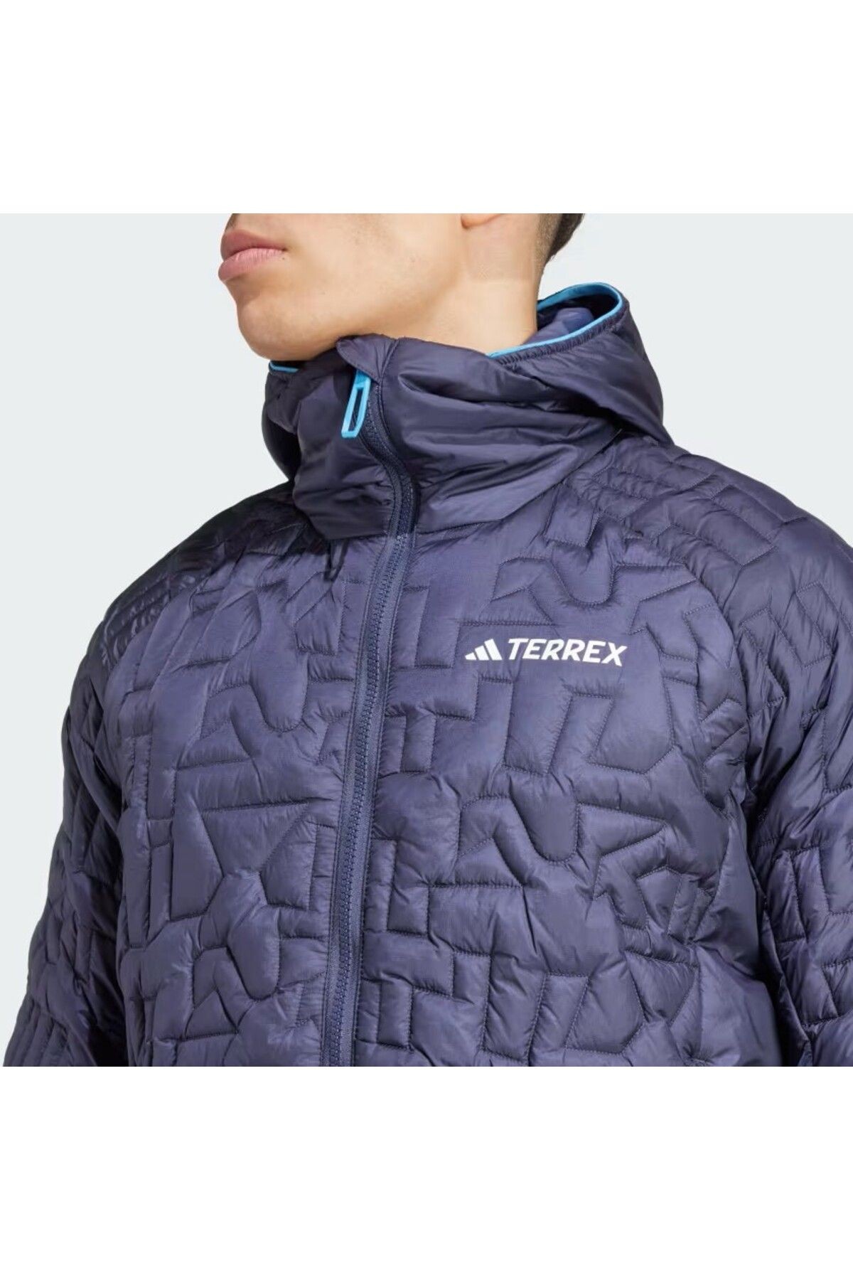 Adidas Terrex Xperior PrimaLoft Loose Fill Insulated Kapüşonlu Lacivert Mont IT3246