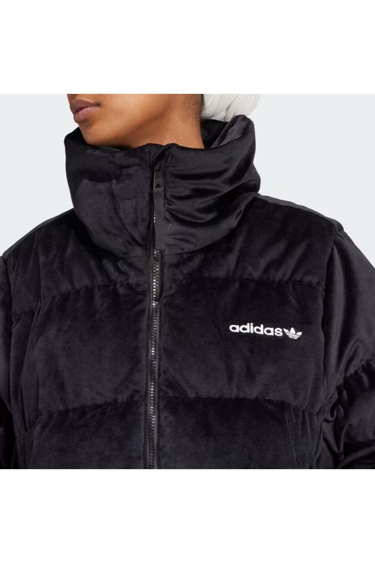 Adidas Velvet Down JKT Siyah Kadın Mont - IW8439