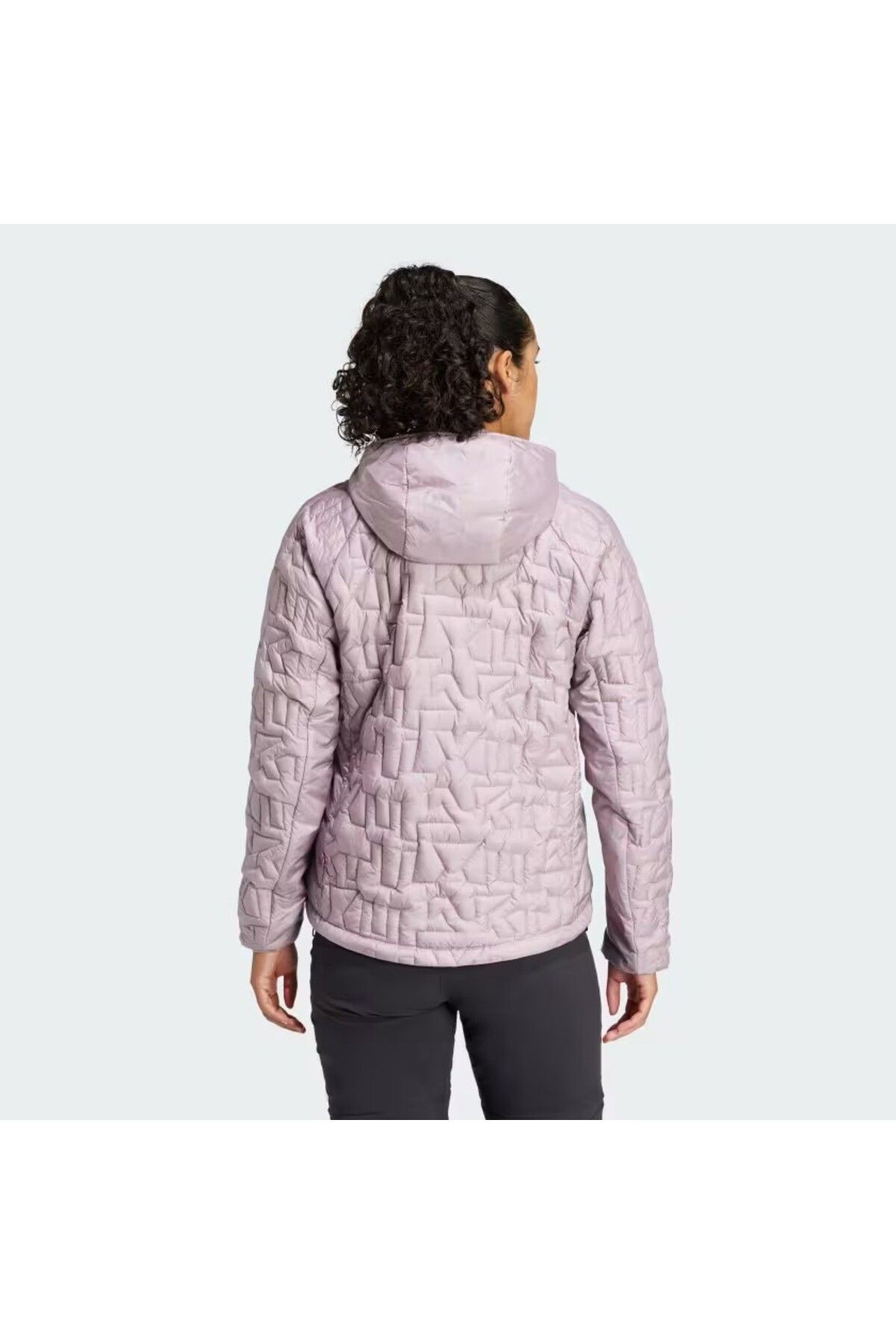 Adidas Terrex Xperior PrimaLoft Loose Fill Insulated Mor Kadın Kapüşonlu Mont IM8191