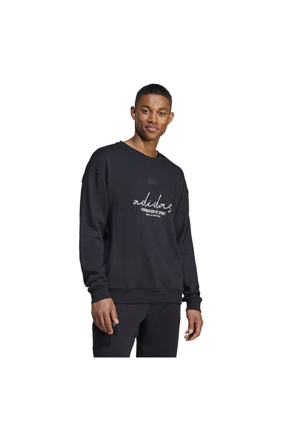 Adidas Bl Ft Crw Q3 Erkek Siyah Sweatshirt – IW3542