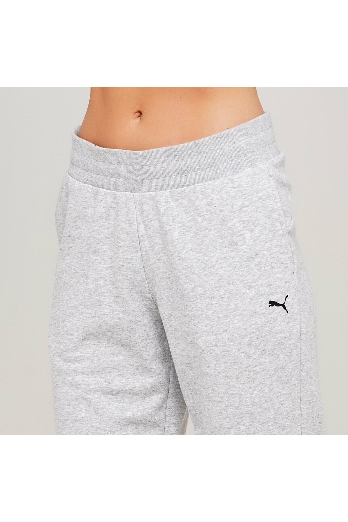 Ess Sweatpants - Kadın Gri Günlük Eşofman Altı - 586842 54