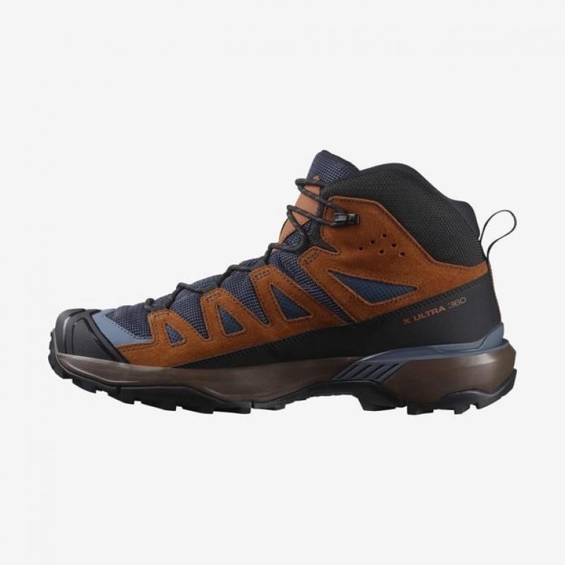  Salomon X ULTRA 360 LEATHER MID GORE-TEX Erkek Outdoor Ayakkabı L47570700