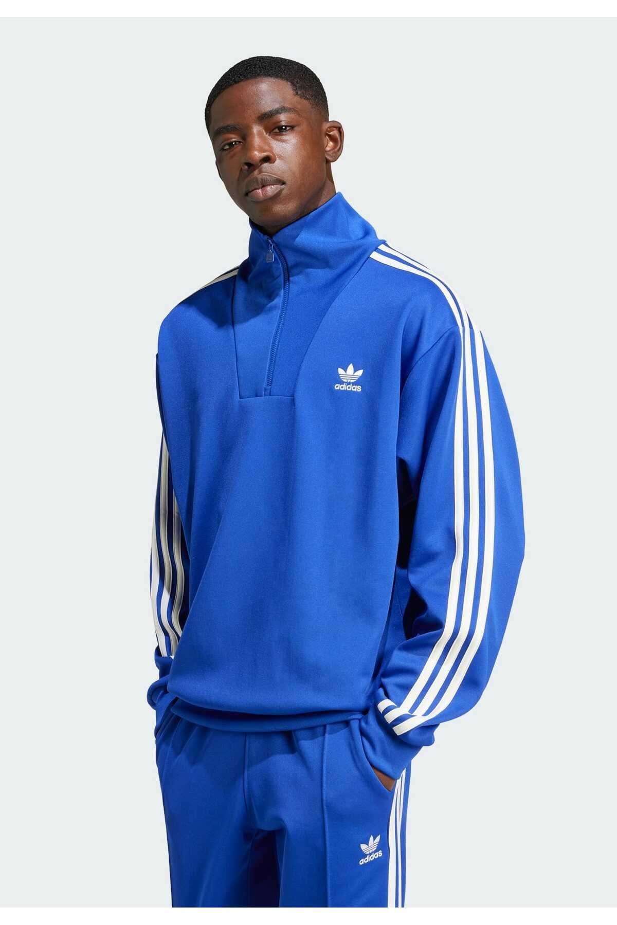 Adidas Adicolor Funnel Neck Erkek Sweatshirt - IX5216