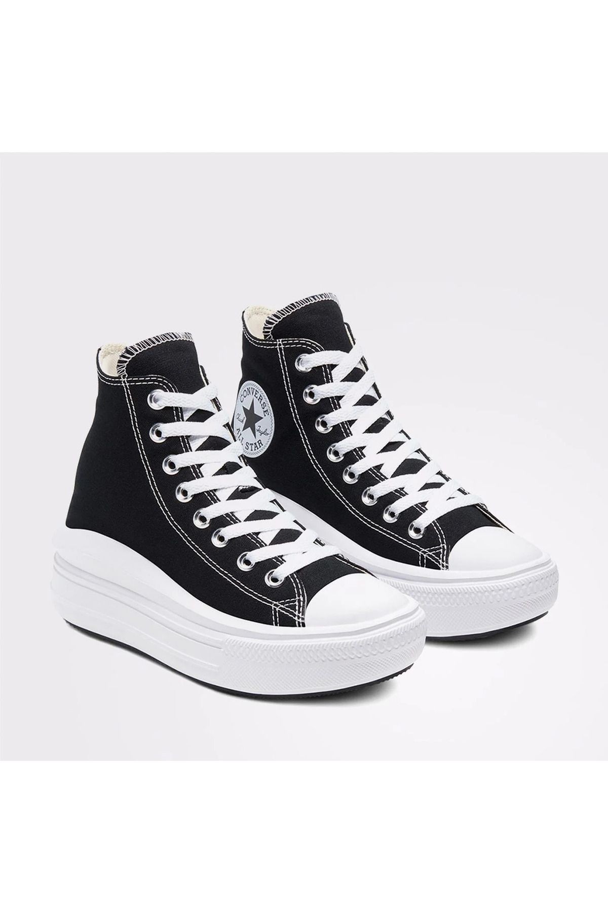 Chuck Taylor All Star Move Kadın Siyah Ayakkabı 568497c-001