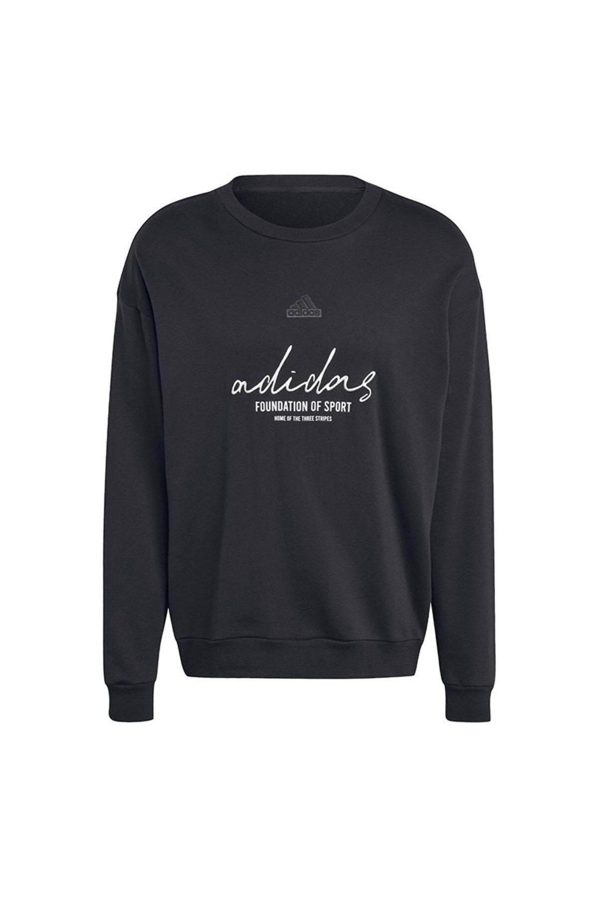 Adidas Bl Ft Crw Q3 Erkek Siyah Sweatshirt – IW3542