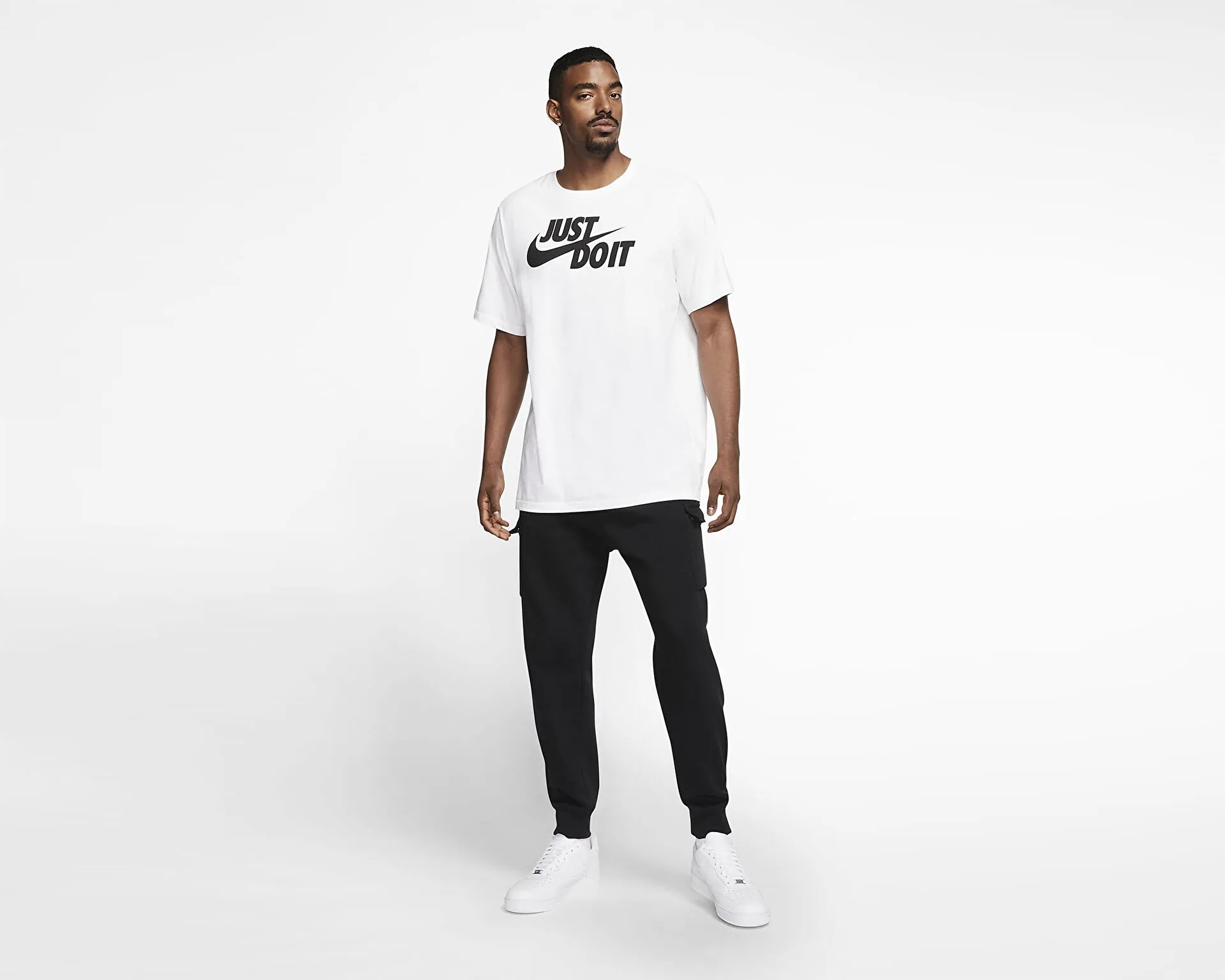 Nike M Nsw Tee Just Do it Swoosh Erkek Günlük Tişört  AR5006-100