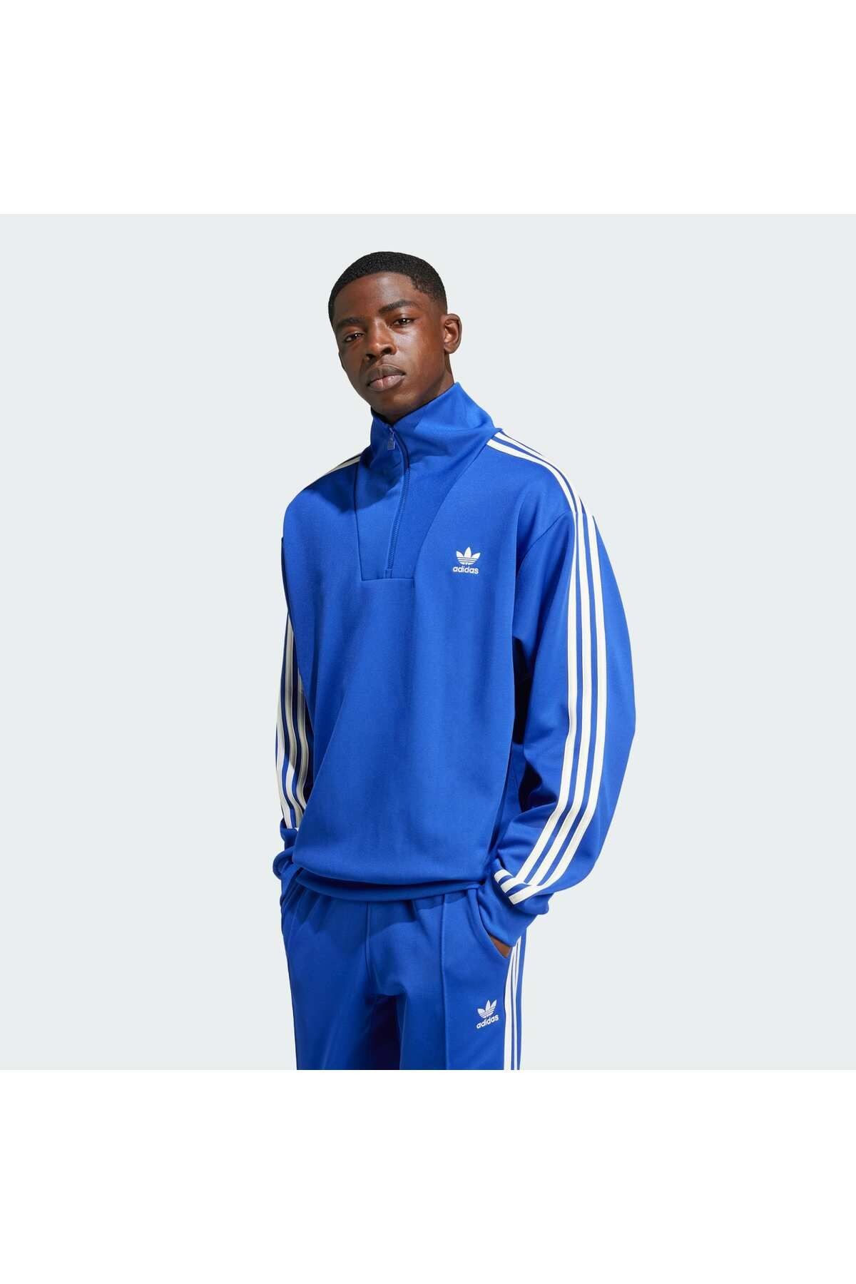 Adidas Adicolor Funnel Neck Erkek Sweatshirt - IX5216