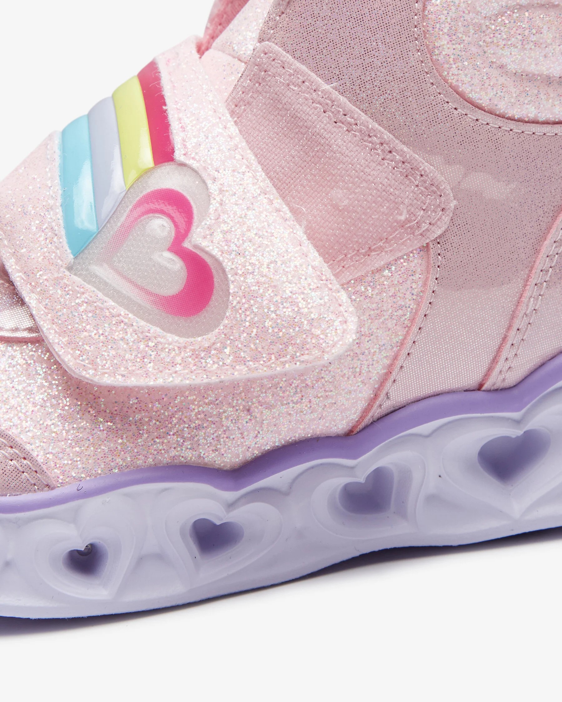 Skechers Heart Lights Brilliant Rainbo Kız Çocuk Pembe Işıklı Bot 302669L PKLV