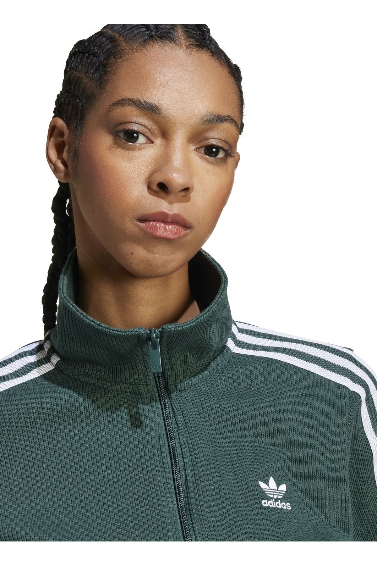 Adidas Yeşil Kadın O Yaka Normal Kalıp Sweatshirt - IW3162