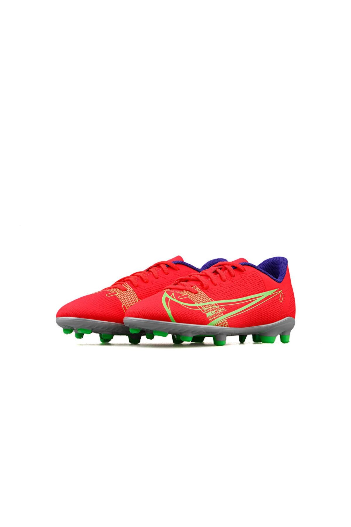 Genç Çoklu Çim Zemin Kramponu Jr Mercurial Vapor 14 Club Fg/Mg CV0823-600 Kırmızı