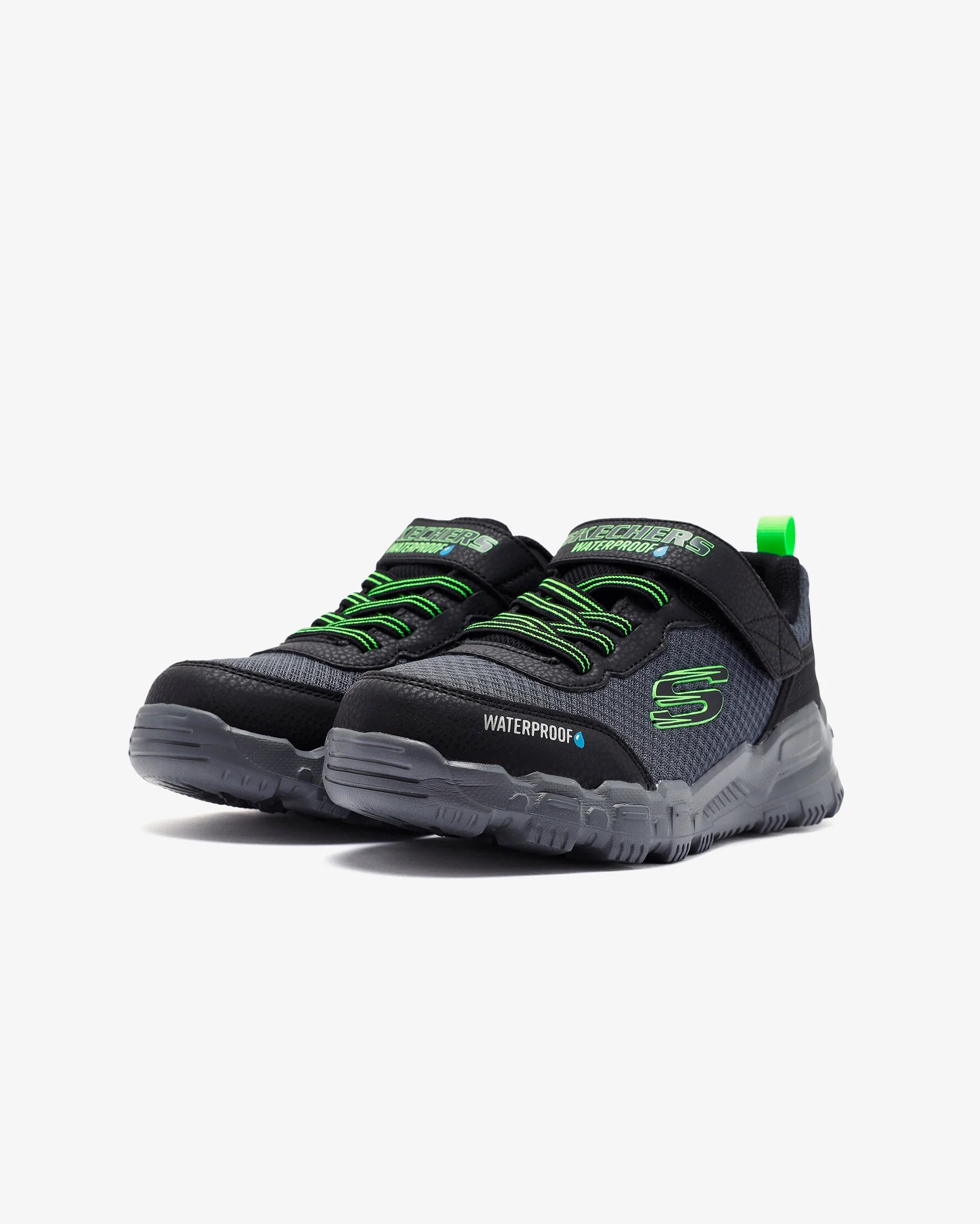 Skechers Adventure Track Aquatastic Erkek Çocuk Gri Spor Ayakkabı 406439L CCBK