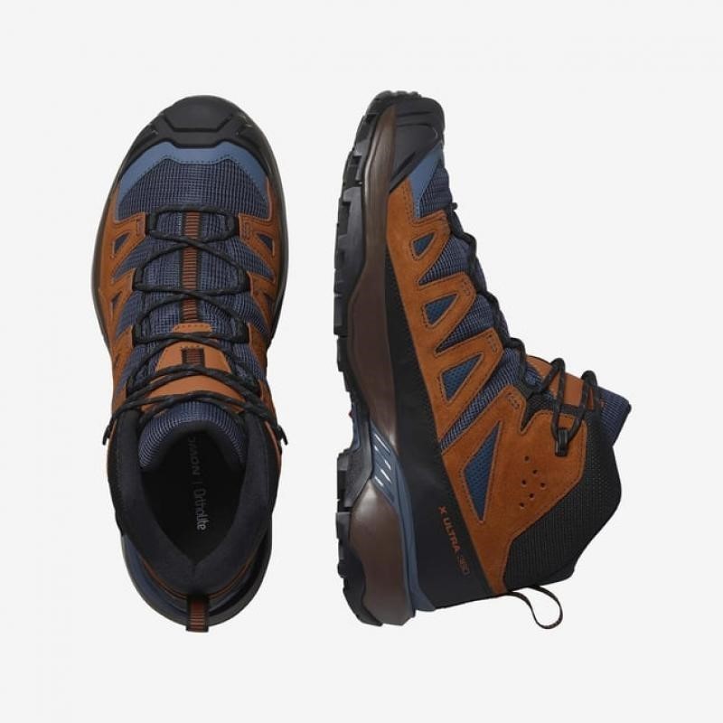  Salomon X ULTRA 360 LEATHER MID GORE-TEX Erkek Outdoor Ayakkabı L47570700