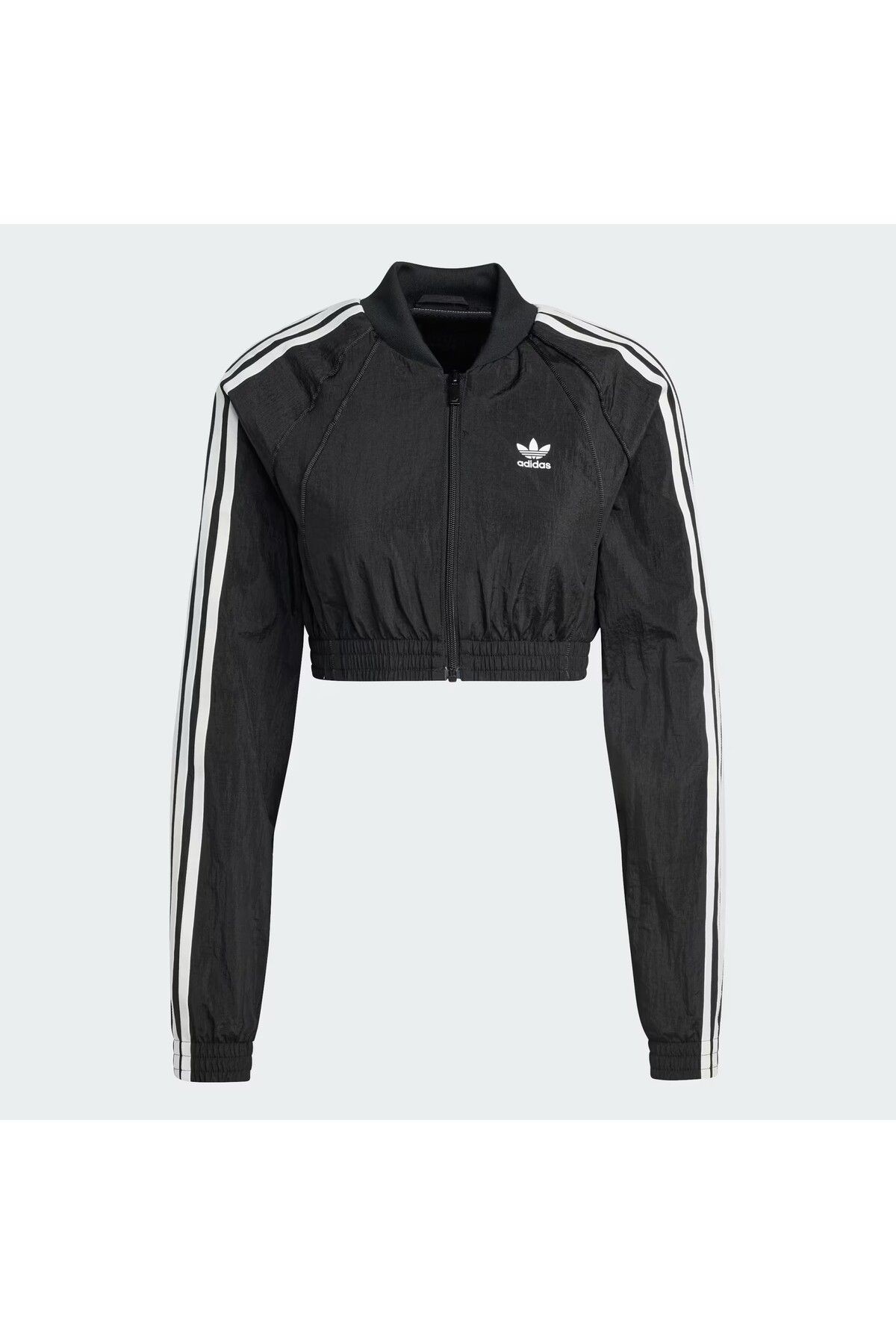 Adidas Slim Crop Track Top Siyah Kadın Crop - IW5484