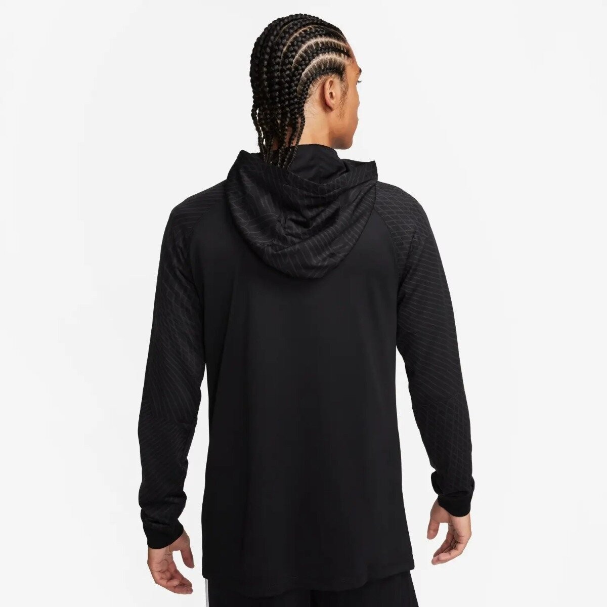 Nike Dri Fit Strike Erkek Siyah Kapüşonlu Ceket DR2571-010