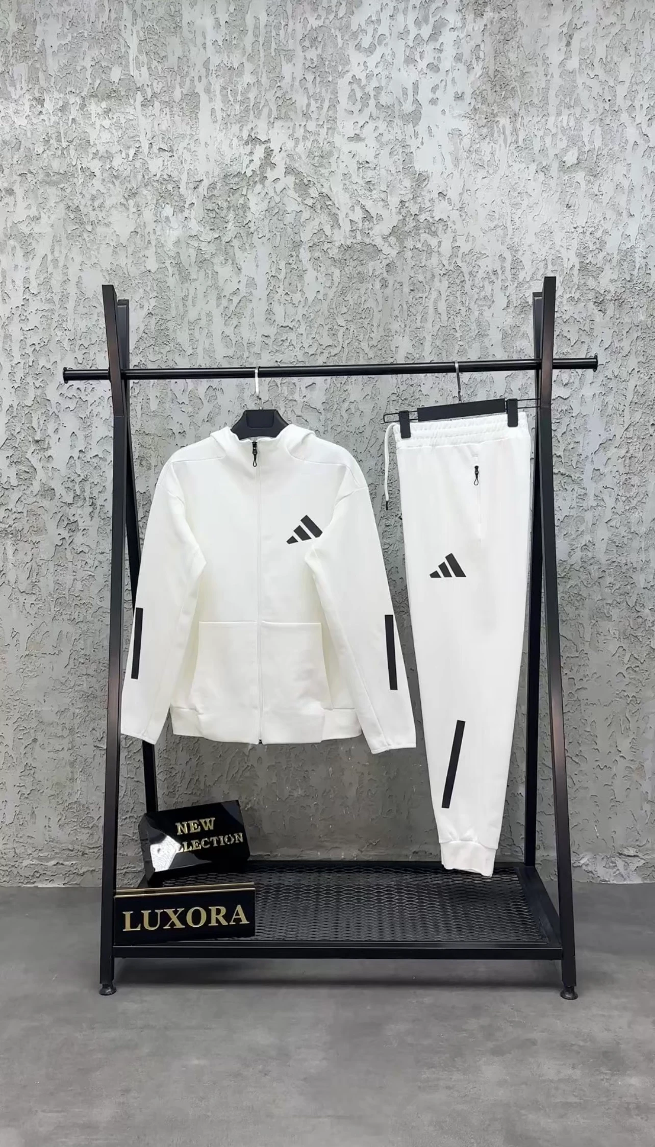 Ads ZNA Eşofman Takım Beyaz