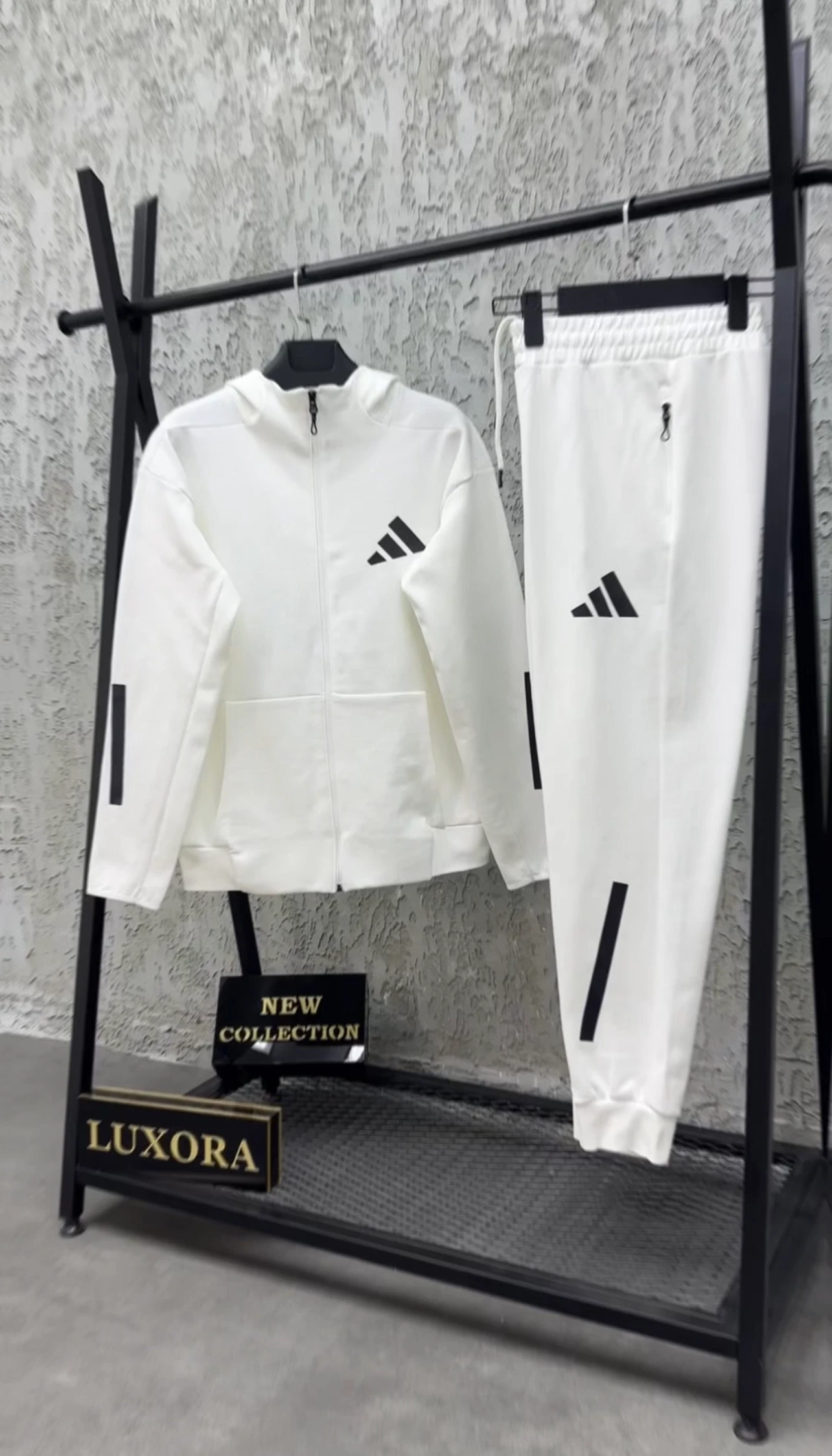 Ads ZNA Eşofman Takım Beyaz