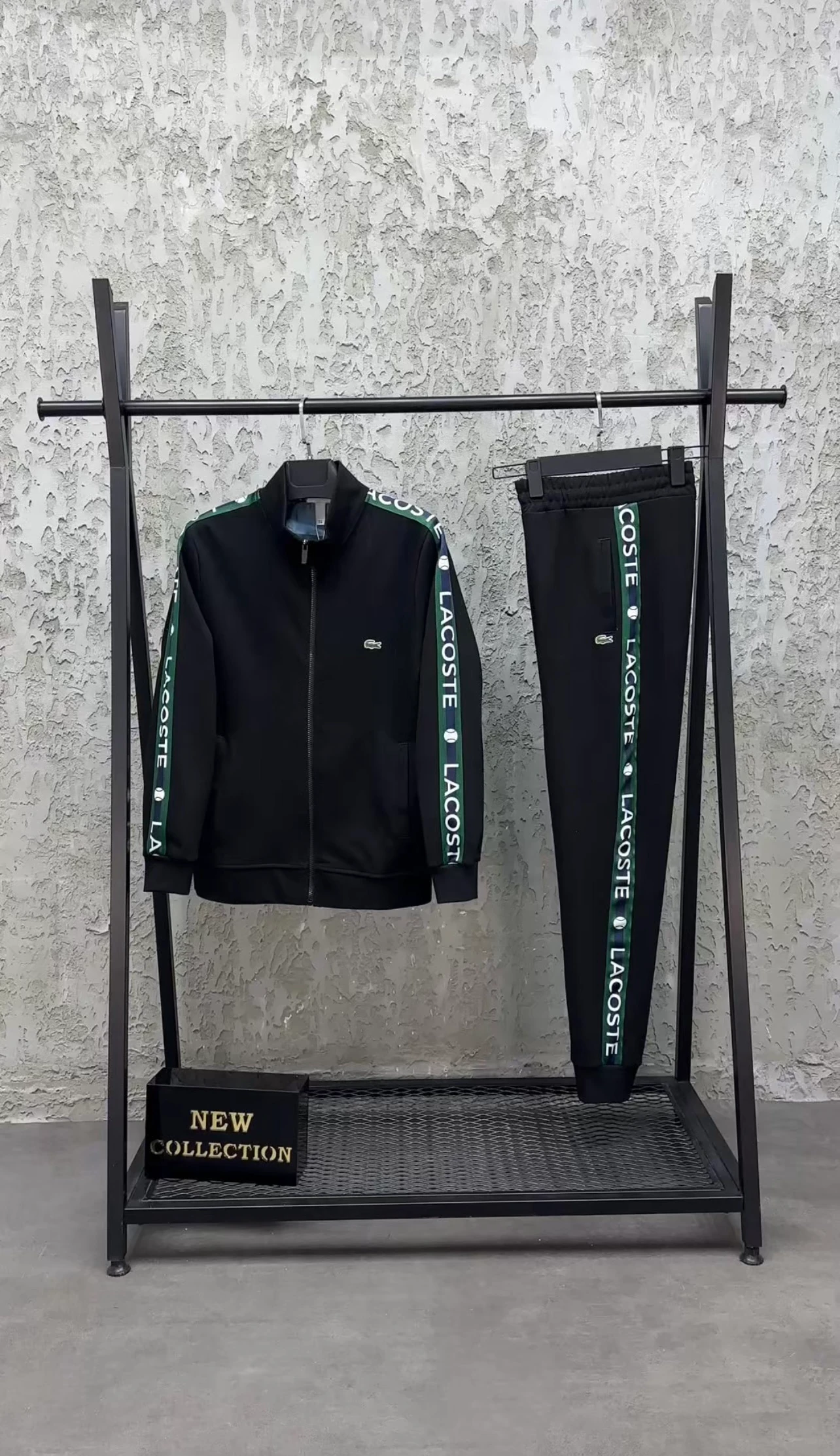 Lcst Şeritli Eşofman Takım Siyah 