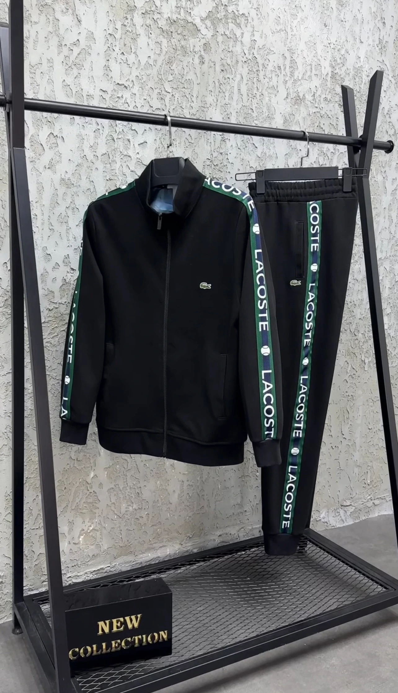 Lcst Şeritli Eşofman Takım Siyah 