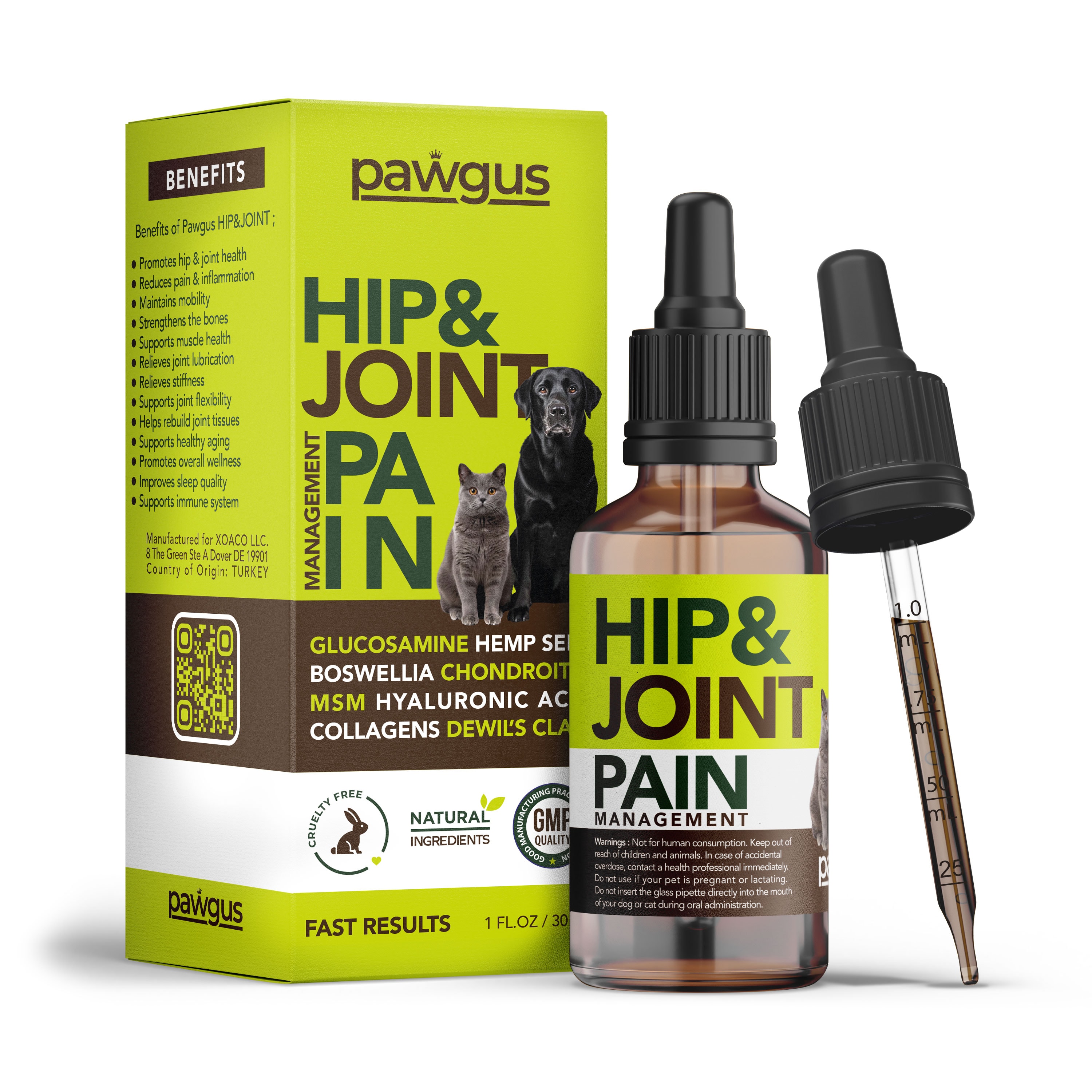 Hip & Joint - Kedi ve Köpek Kalça ve Eklem Sağlığı Desteği - Ağrı Yönetimi - Sağlıklı Yaşlanma