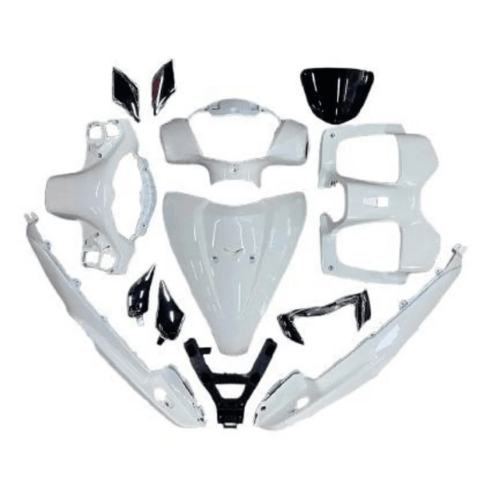 Türkmopet TVS Jupiter 125 Kaporta Seti Beyaz 13 Parça