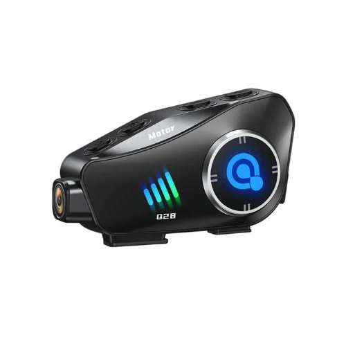 Q28 Intercom +32GB SD Kartlı Bluetooth Motorsiklet Kask Kulaklığı İnterkom