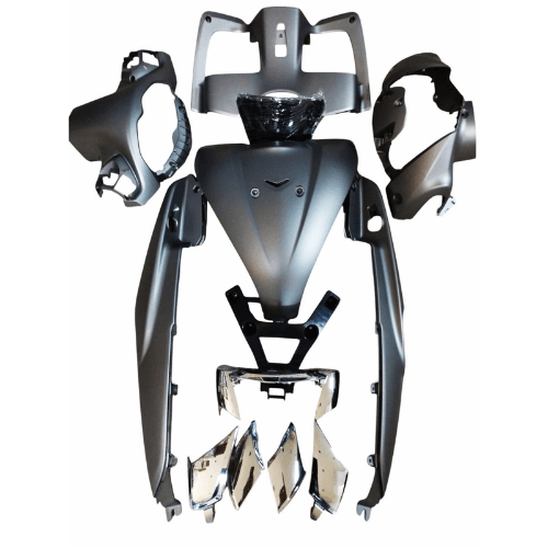 Türkmopet TVS Jupiter 125 Kaporta Seti Gri 13 Parça