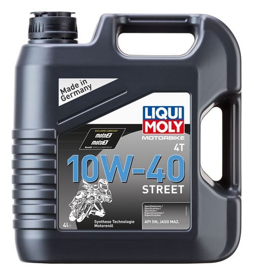 Liqui Moly 10W-40 Street / (10W40) 4T Sentetik Motor Yağı 1 Litre