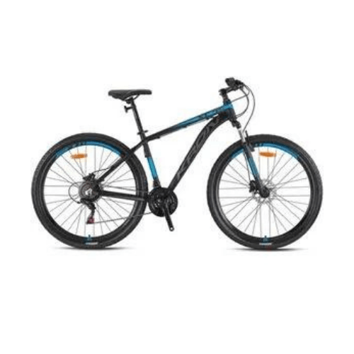 Kron XC 75 26 MTB 15' 21 Vites Mekanik Disk Mat Siyah Mavi / Füme