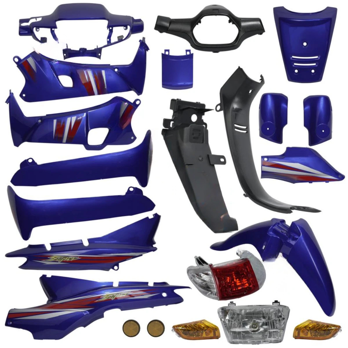 Lifan Cub Ramzey Kaporta Seti Far + Stop Dahil Mavi