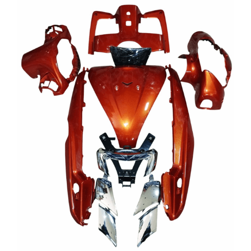 Türkmopet TVS Jupiter 125 Kaporta Seti Turuncu 13 Parça