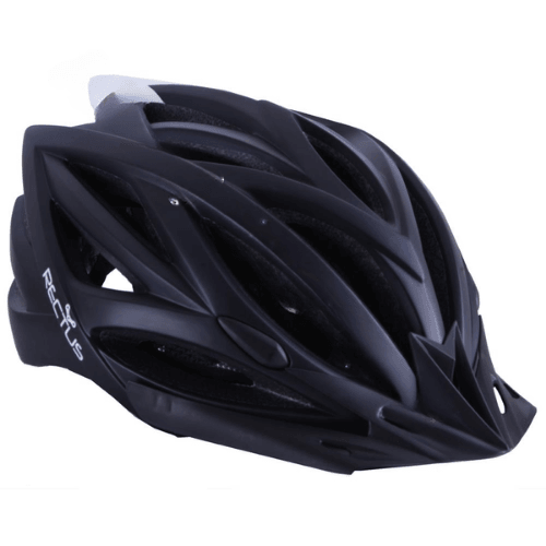 Bisiklet Kaskı Yetişkin Vizörlü - Fileli Mat Siyah R-27 (58 - 61 cm)