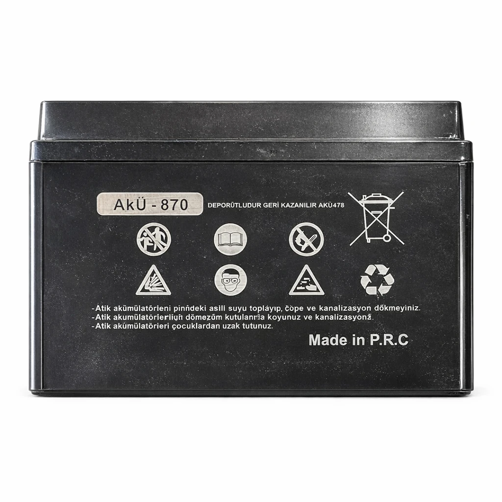 SYM Jet 14 / Jet X 12 Volt 7 Amper Akü [150*87*94] - Türkmopet