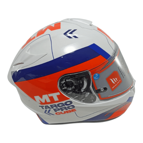 MT Targo Pro Cube B5 Gloss Pearl Kırmızı Full Face Kapalı Kask M Beden