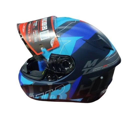 MTHELMETS Targo Pro Biger B7 Mat Mavi Kask L Beden