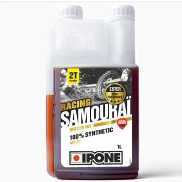 Ipone Samourai Racing %100 Sentetik 2T Motor Yağı Çilek Kokulu (2 Zamanlı)