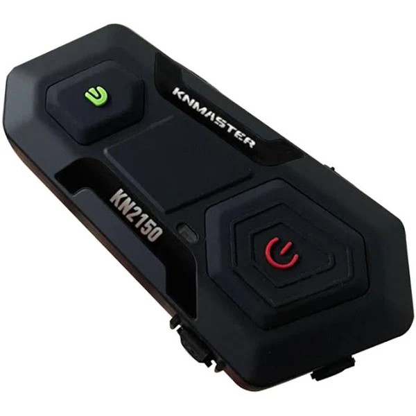 KN2150 Motosiklet Kask Bluetooth Intercom Siyah Kulaklık Seti