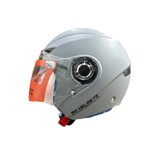 MH Helmets Yarım Açık Kask Mat Nardo Gri M Beden