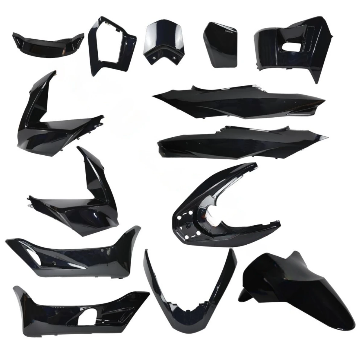 Honda Pcx 125 150 Kaporta Seti Siyah 2013 - 2017