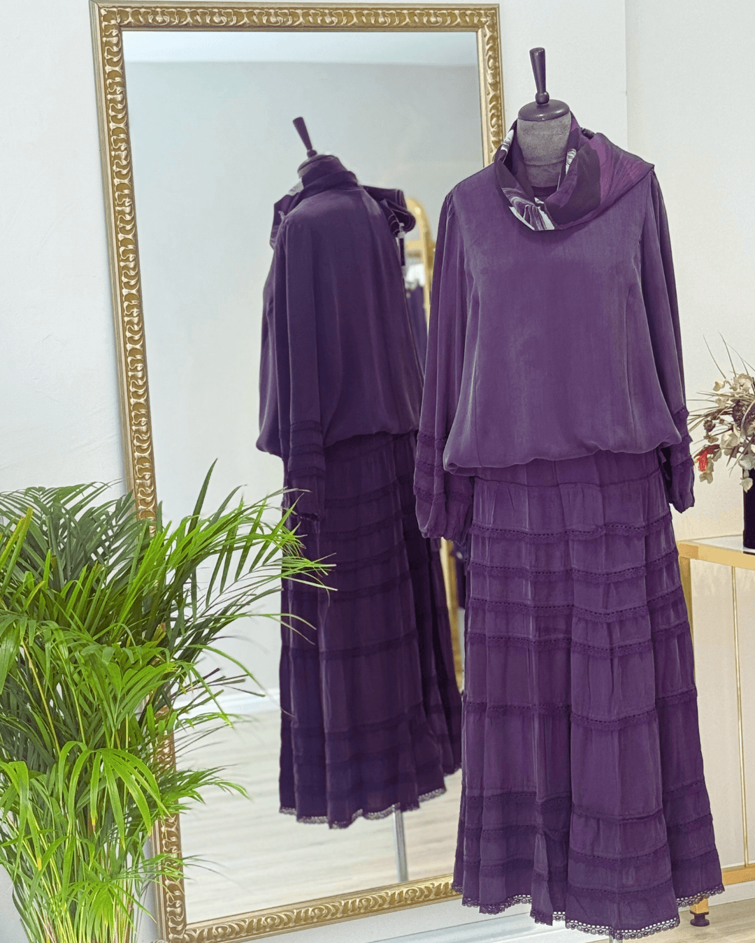 Misswhence Kat Dantelli Tunik Takım