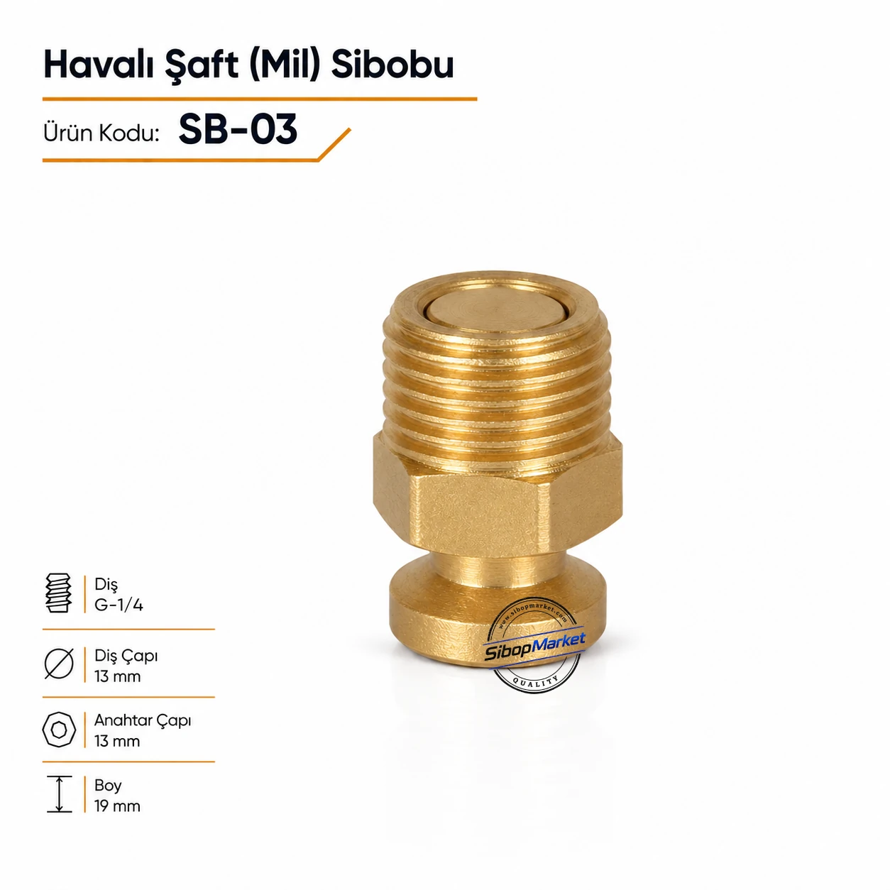 Havalı Şaft (Mil) Sibobu / SB-03