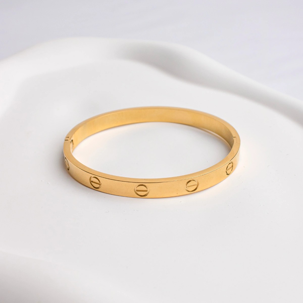 Cartier Kelepçe Çelik Bilezik