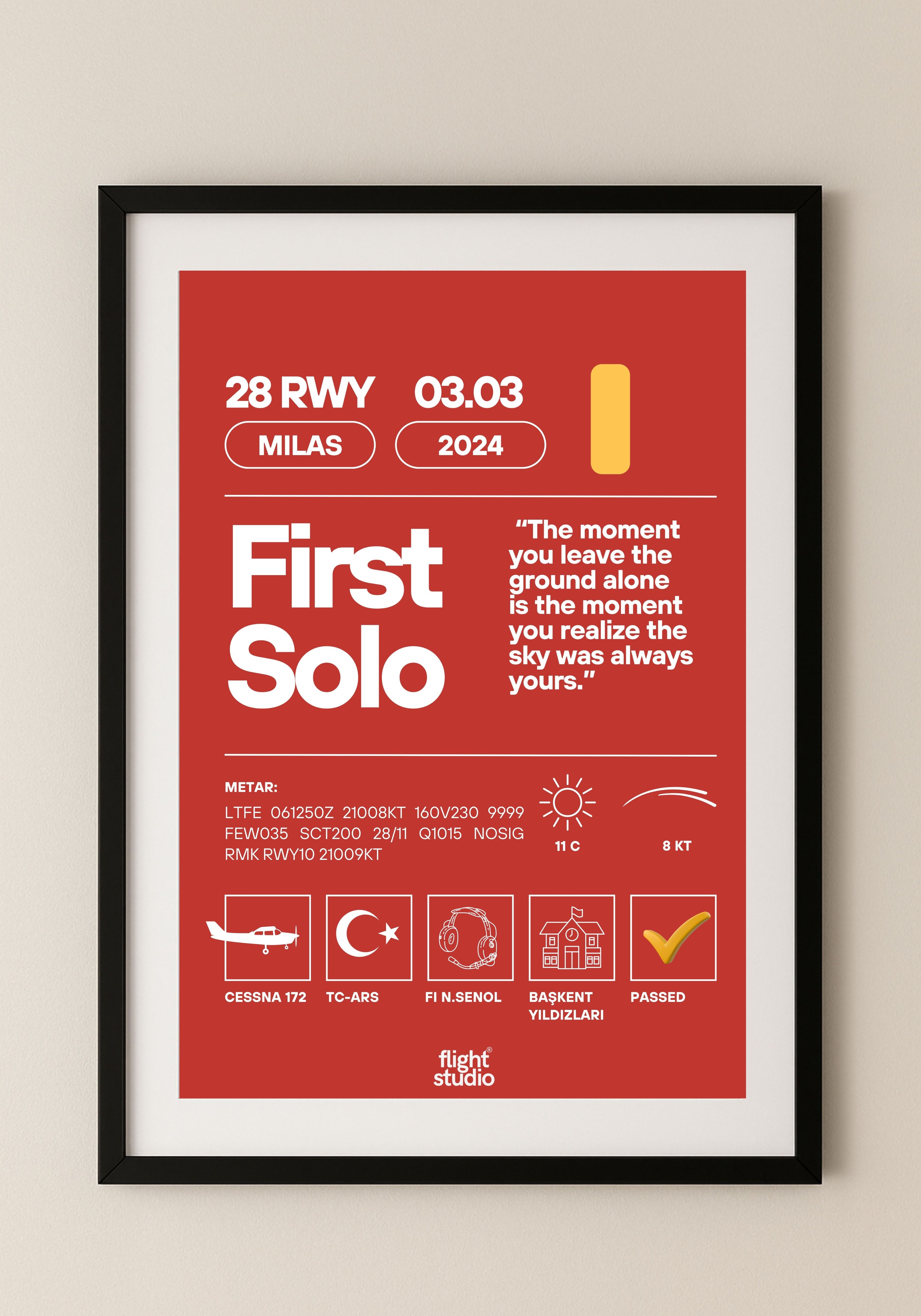 Solo Moment Red (Kişiye Özel)