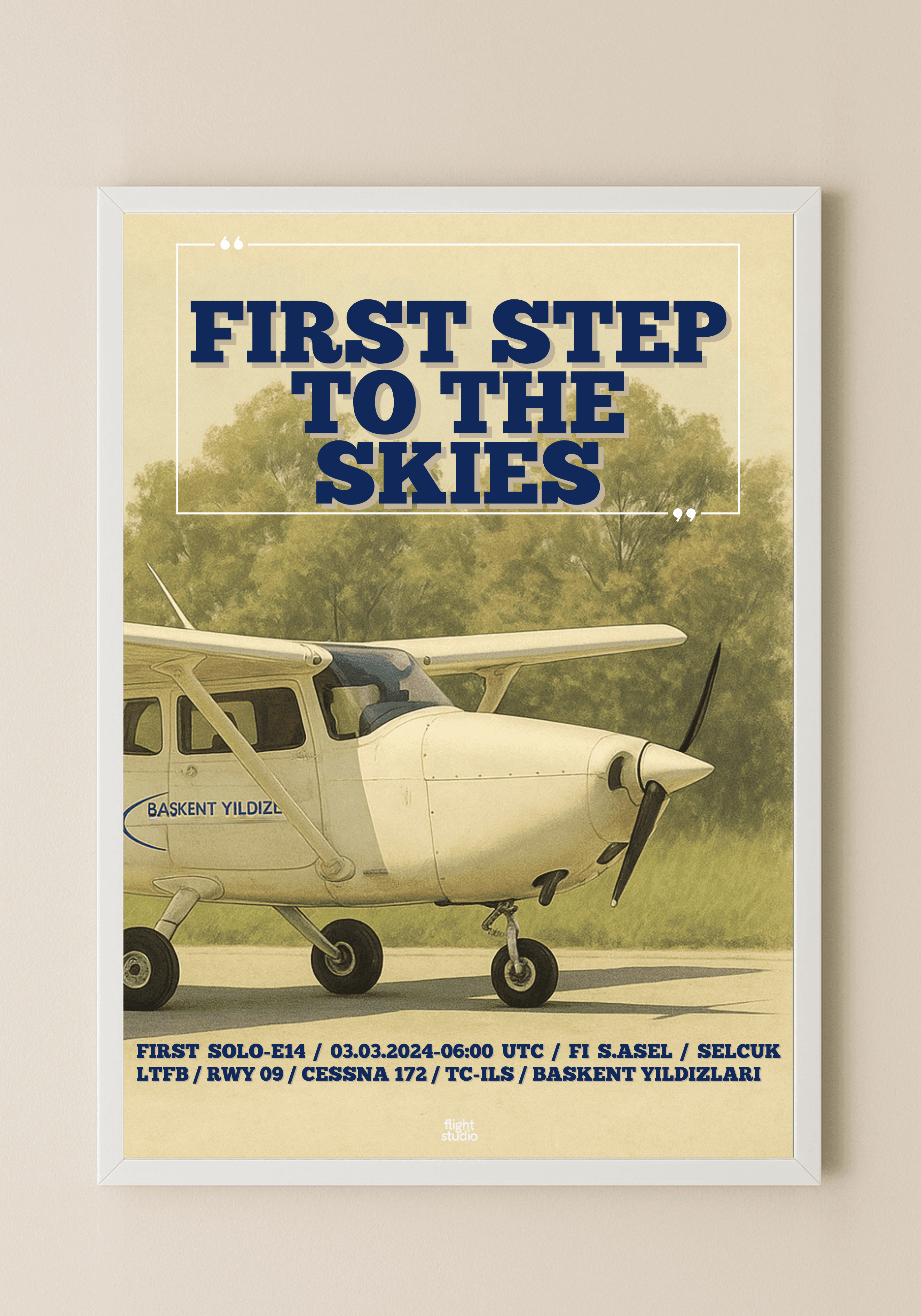 First Flight / Kişiselleştirilebilir 