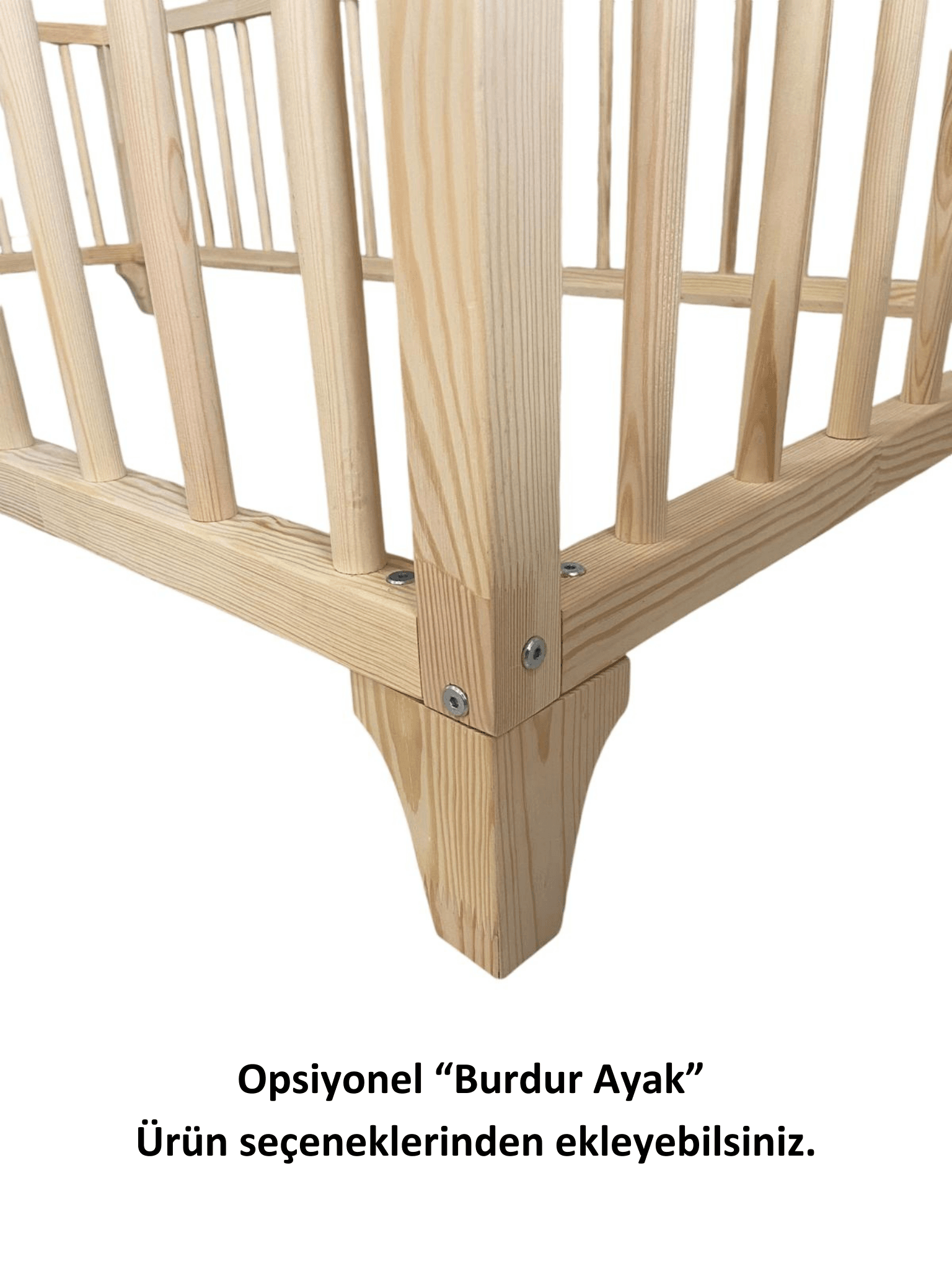 Öykü - Montessori Ahşap Yer Yatağı