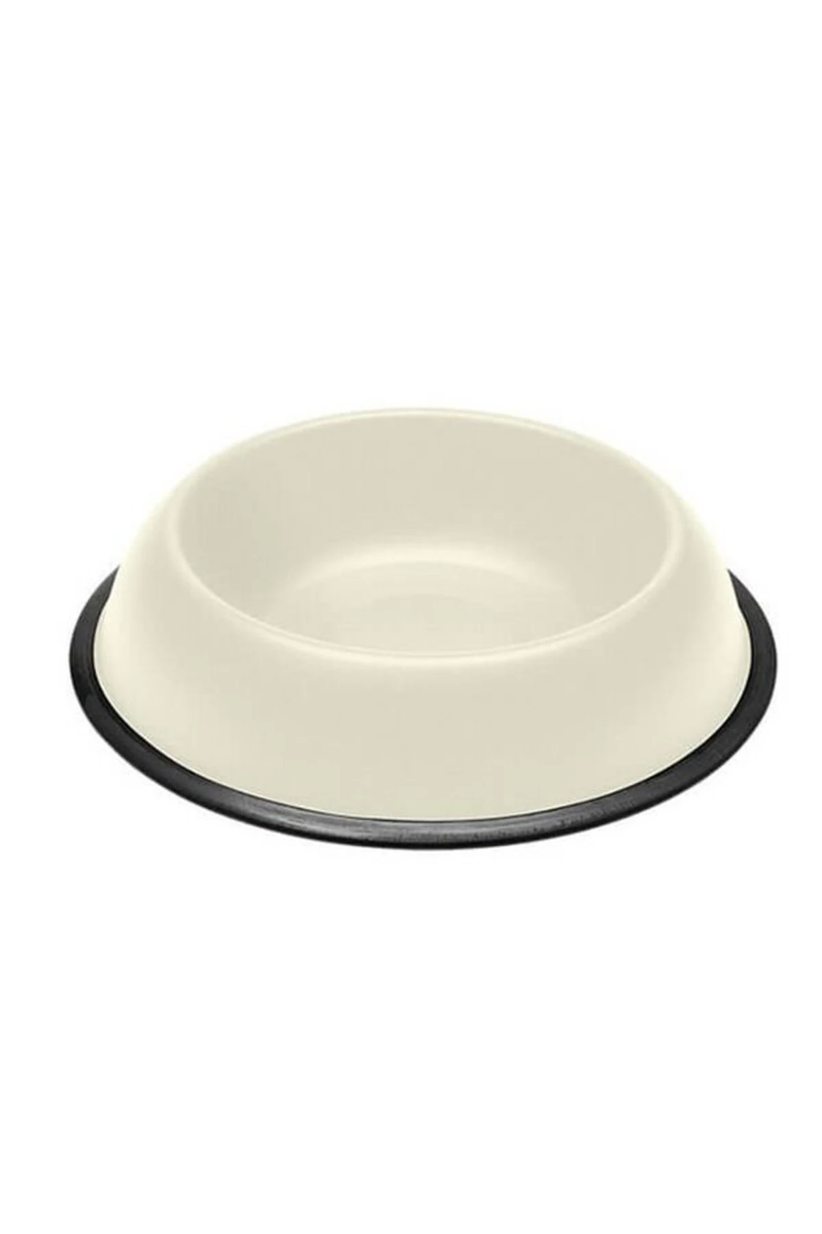 Mıra Kc 78 Kaymaz Tabanlı Plastik Köpek Mama ve Su Kabı Beyaz 1500 Ml