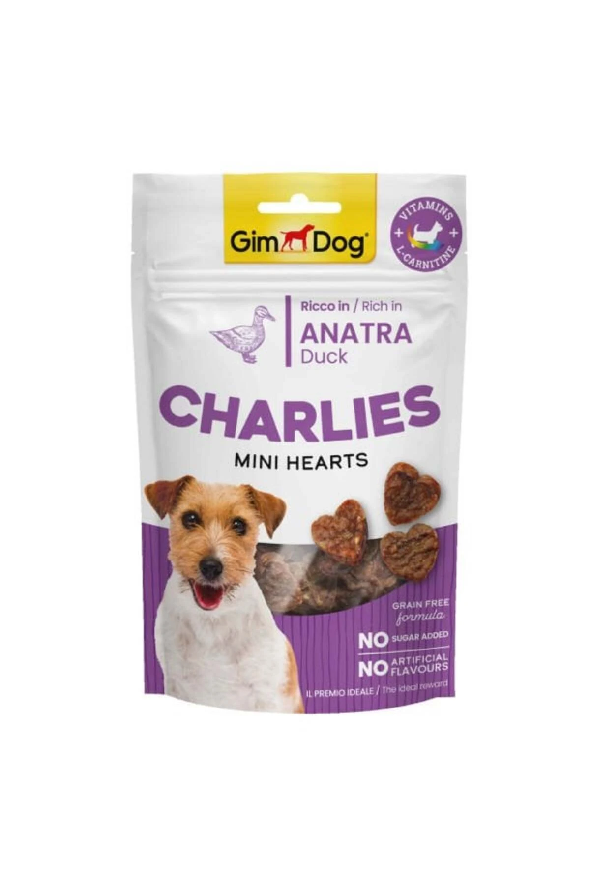 Gimdog Charlies Ördekli Tahılsız ve Şekersiz Köpek Ödül Maması 70 Gr