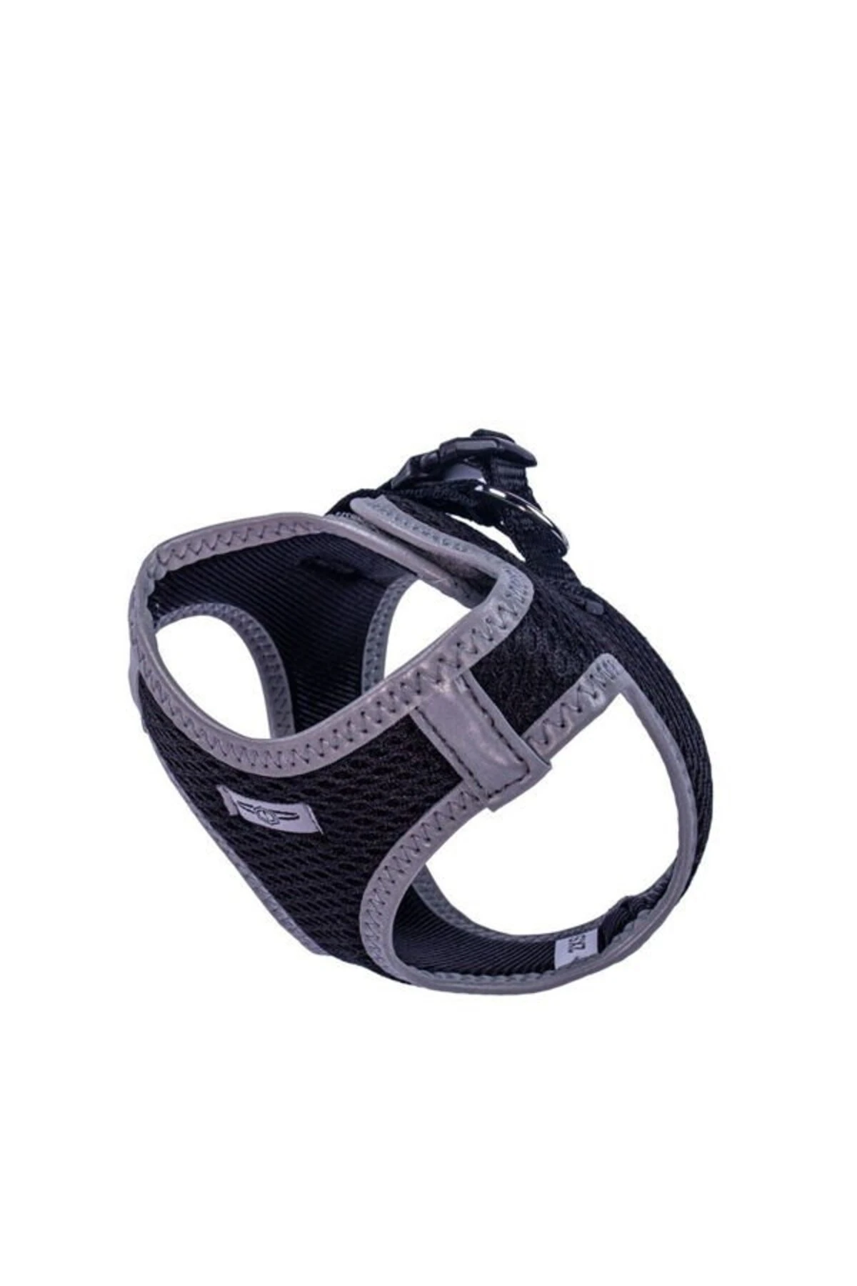 Doggie Havalı Dokuma Reflektör Küçük Irk Köpek Göğüs Tasması Xxsmall Siyah 26-30 Cm