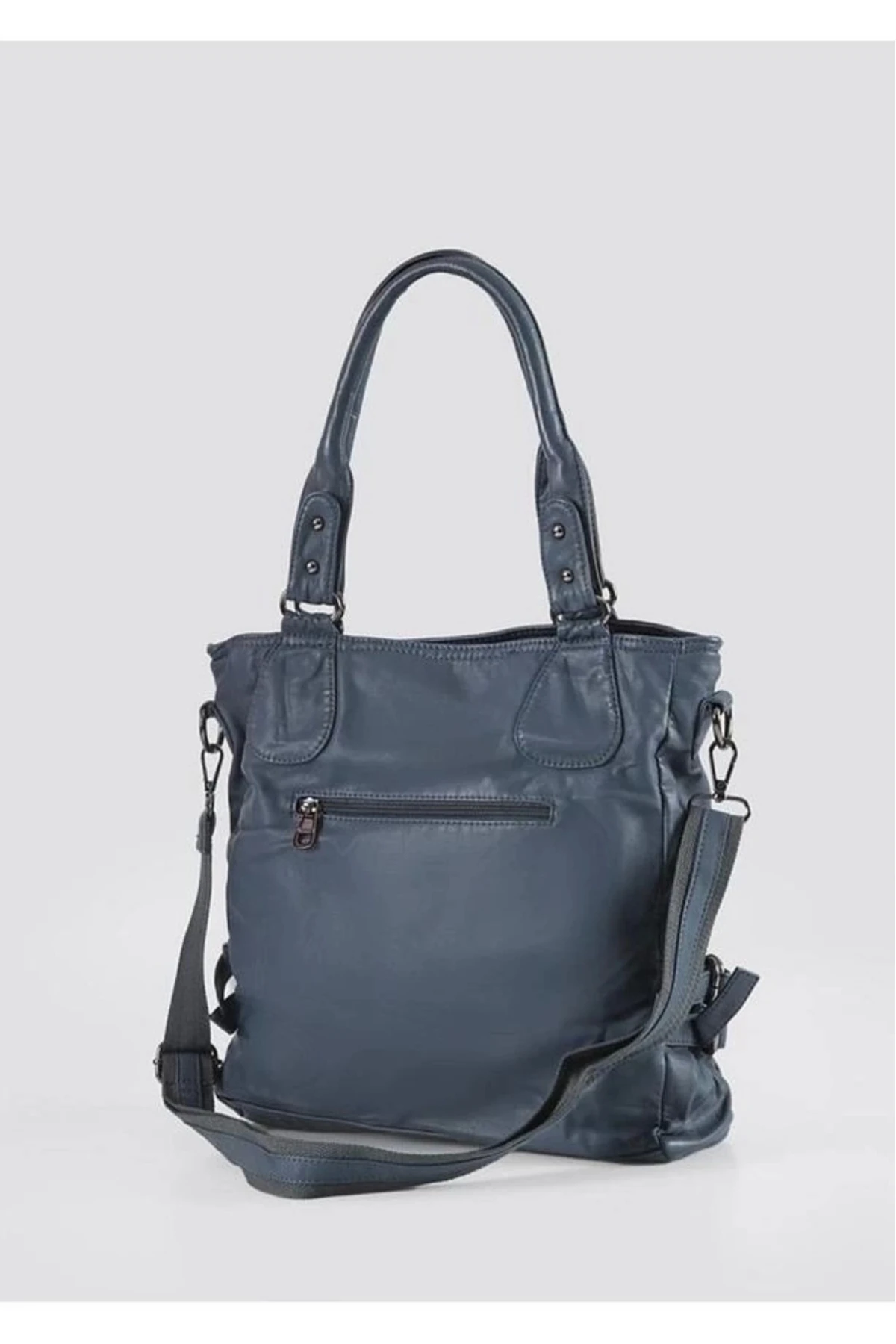 Asin Mavi Cilt Omuz Çantası