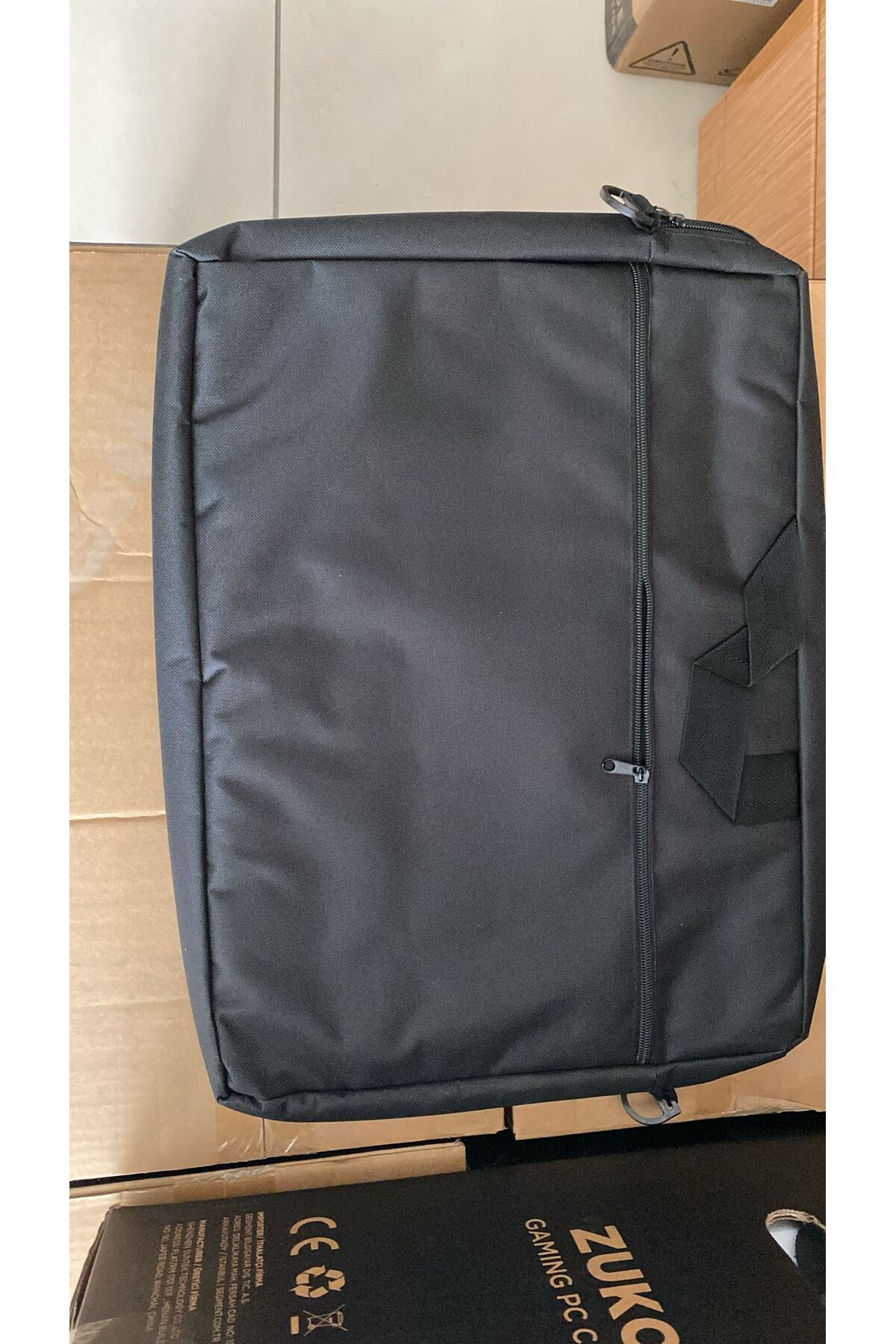 REX 17-18 Kumaş Siyah Notebook Çantası Bilgisayar