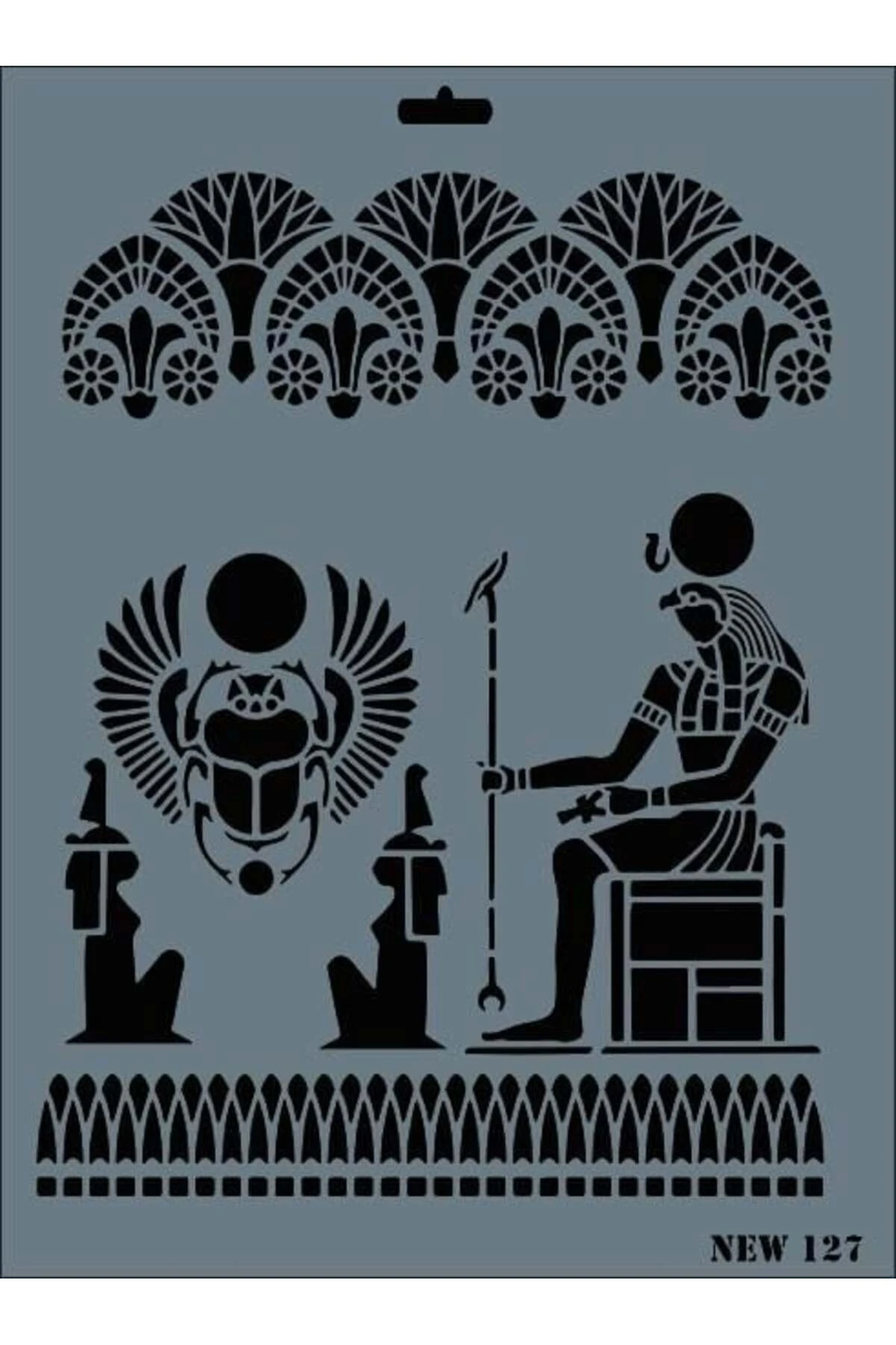 Rich New Seri N-127 Stencil 35x25 cm